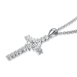 925 Sterling Silver Cross Weave Attract Pendant For Women