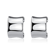 925 Sterling Silver Geometric Shape Studs