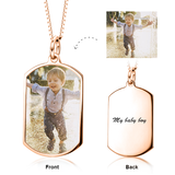 Copia de Oro 14K -Foto a Color Personalizada Ajustable 16”-20”