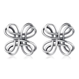 925 Sterling Silver Special China Knot Studs