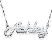 Personalized Sterling  Silver Simple Tiny Name Necklace Adjustable 16”-20”